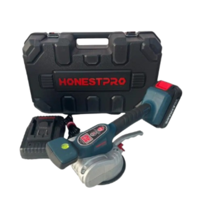 ⁦Ventouse de pose de carrelage vibrante sans fil avec batterie 20V 2.0Ah 50KG HONESTPRO | YAE4616⁩ - الصورة ⁦5⁩