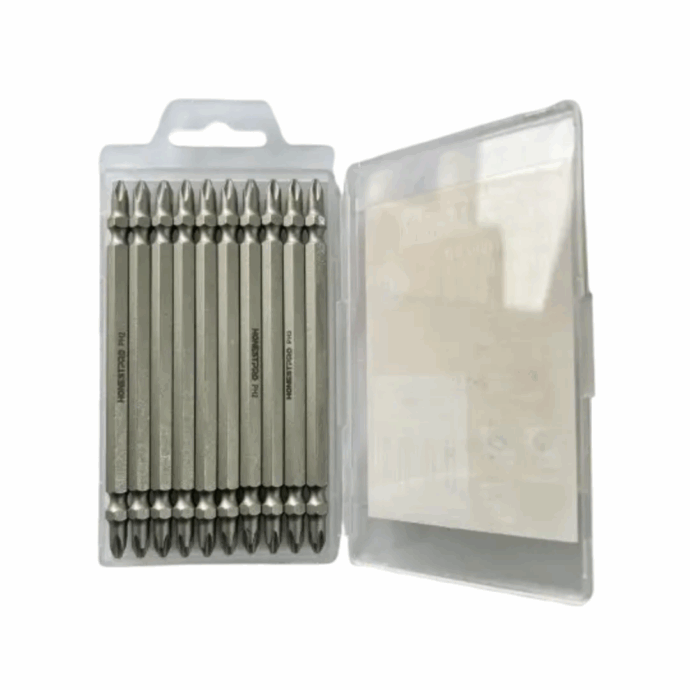 ⁦Jeu de 10 Pcs embouts magnétiques phillips PH2 110mm avec coffret HONESTPRO | YAD0285⁩ - الصورة ⁦2⁩
