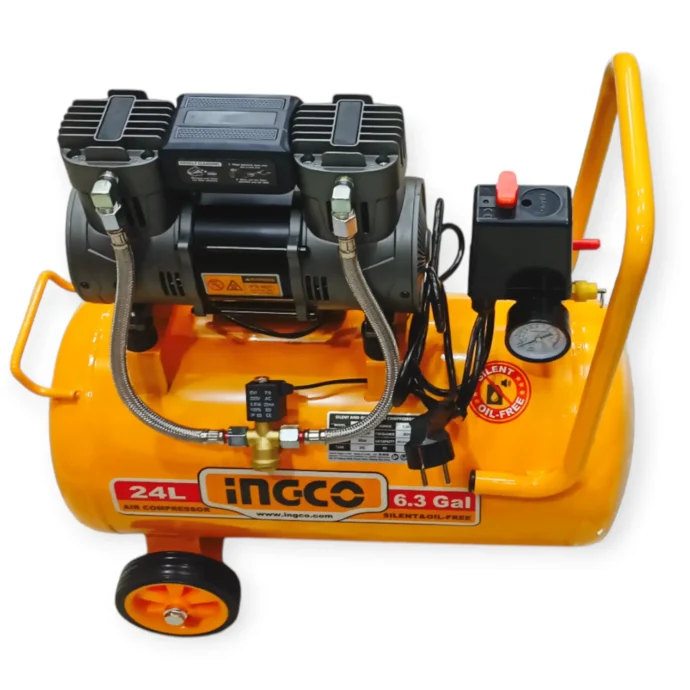 ⁦جهاز ضغط الهواء Compresseur d'air silencieux 24L 1100W INGCO | ACS111242⁩ - الصورة ⁦3⁩