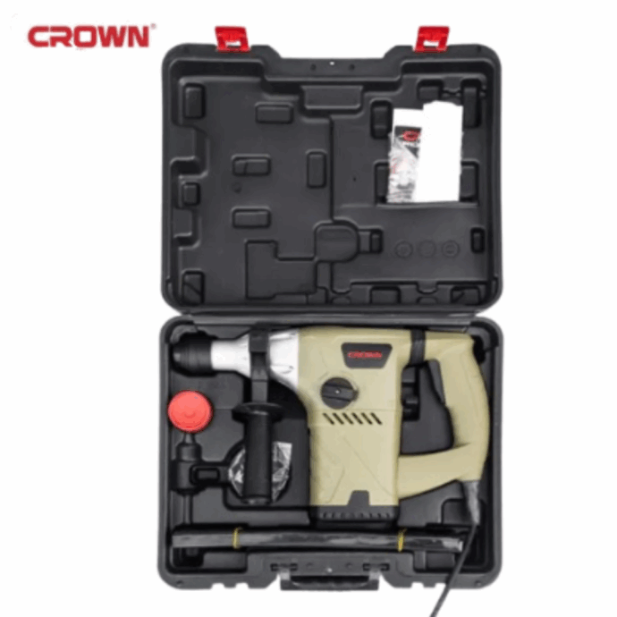 ⁦Marteau piqueur perforateur Sds-Plus 1020w 30mm 4.5j CROWN | CT18026⁩ - الصورة ⁦3⁩