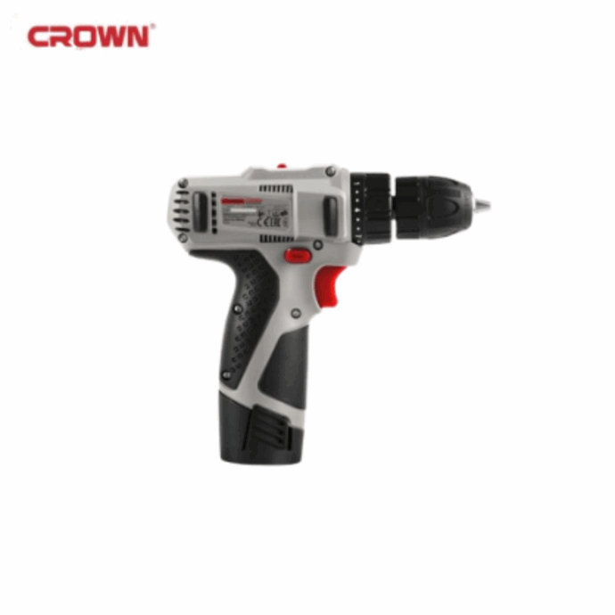 ⁦Perceuse Visseuse sans fil 10mm 12V 2 Batteries 1.5AH avec valise CROWN | CT21053LH-1.5-BMC⁩ - الصورة ⁦2⁩