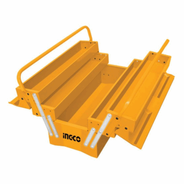 Boîte à outils en acier 3 Couches 49.5x20x29CM INGCO | HTB02