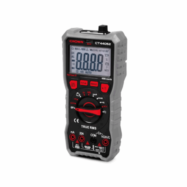 Multimètre digital 20A 1000V LCD CROWN | CT44052