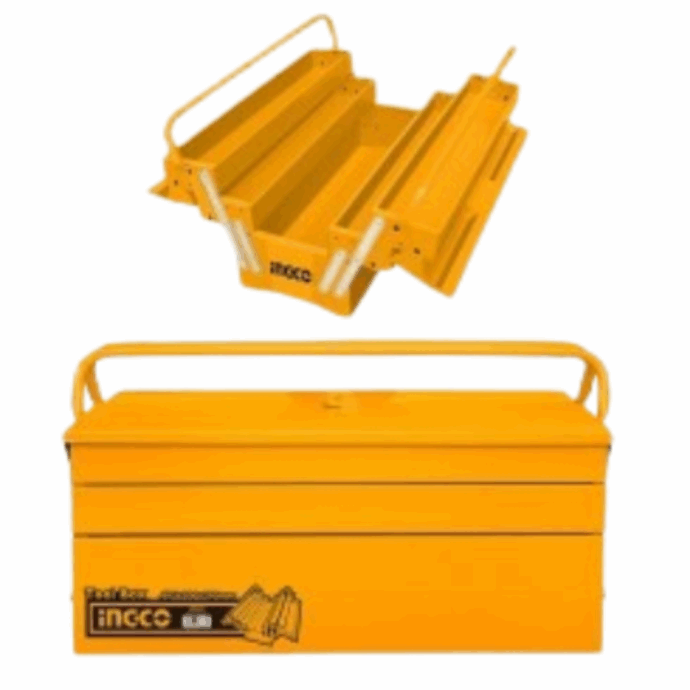 ⁦Boîte à outils en acier 3 Couches 49.5x20x29CM INGCO | HTB02⁩ - الصورة ⁦2⁩