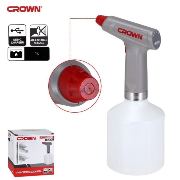 Pulvérisateur à batterie 3.6V 1L CROWN | CT63008