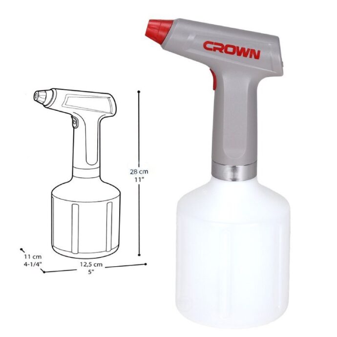 ⁦Pulvérisateur à batterie 3.6V 1L CROWN | CT63008⁩ - الصورة ⁦2⁩