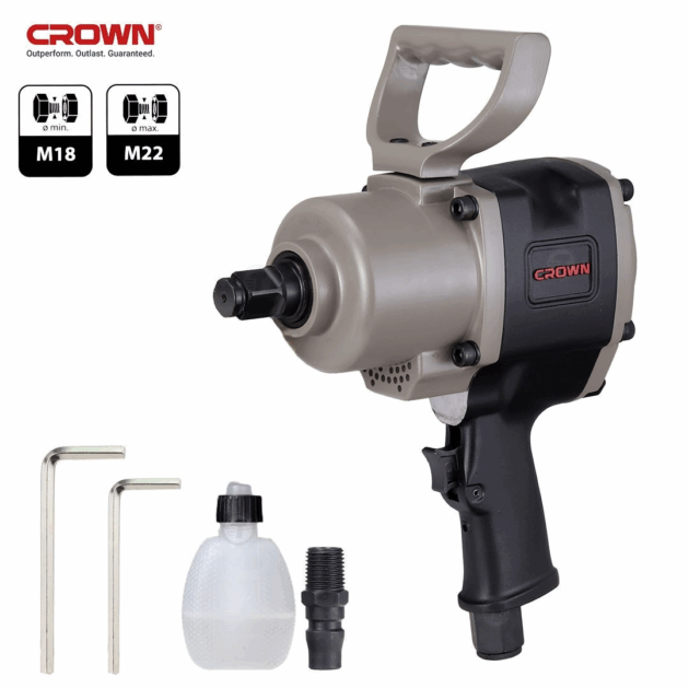 Boulonneuse pneumatique clé a choc 3/4" 1600Nm CROWN | CT38082