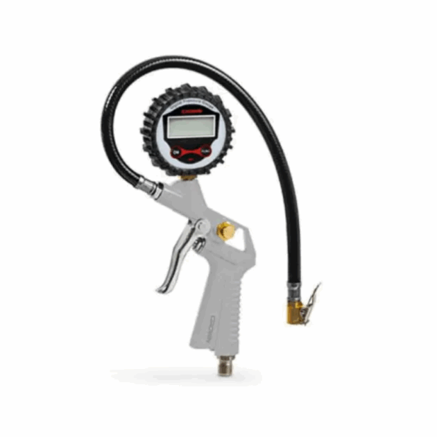 Pistolet de gonflage digital mano-gonfleur d'air 14Bar 44cm CROWN | CT38149