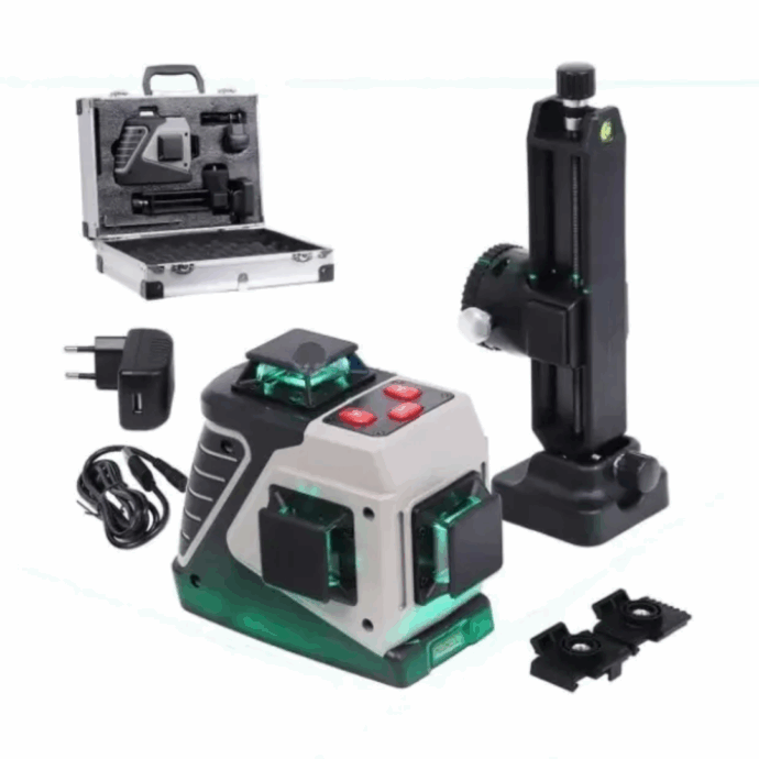 ⁦Niveau laser 3 plans 360° 3.7V avec Télécommande CROWN | CT44048-R-MC⁩ - الصورة ⁦3⁩
