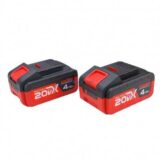 ⁦Visseuse à choc sans fil avec 2 batteries 20V 4.0Ah CROWN | CT22021HX-4C2 TB⁩ - الصورة ⁦2⁩