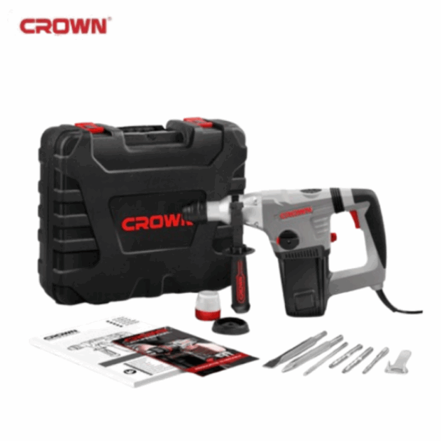 Marteau Piqueur Perforateur Sds-Plus 1050w 32mm 4.8j CROWN | CT18116-BMC